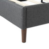 Bed Frame Mattress Foundation (Dark Grey) - Single