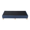 Metal Bed Frame Mattress Foundation Blue - King