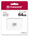 TRANSCEND TS64GUSD300S 64GB UHS-I U1 microSD w/o Adapter  (microSDHC I, C10, U1)