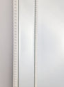 Medium White Beaded Framed Mirror - 70cm x 170cm