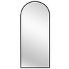 Metal Arch Mirror 75cm x 175cm - Black