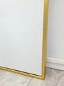 Metal Arch Mirror 75cm x 175cm - Gold