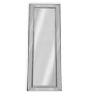 Medium Silver Beaded Framed Mirror - 70cm x 170cm