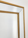 Medium Gold Beaded Framed Mirror - 70cm x 170cm