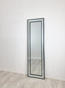 Black Beaded Framed Mirror - Free Standing 50cm x 170cm