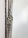 French Provincial Ornate Mirror - Antique Silver - Medium 70cm x 170cm