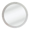 French Provincial Ornate Round Mirror - White