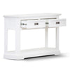 Laelia Console Hallway Entry Table 125cm Solid Acacia Timber Wood Coastal -White