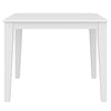 Daisy Dining Table 100cm Solid Acacia Timber Wood Hampton Furniture - White