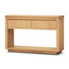 Rosemallow Console Hall Entry Table 119cm Parquet Top Solid Messmate Timber