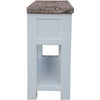 Plumeria Console Hallway Entry Table 130cm Solid Acacia Timber Wood -White Brush