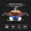 Korean BBQ Grill Pan Non-Stick Smokeless Stovetop BBQ Grill Plate Indoor Outdoor