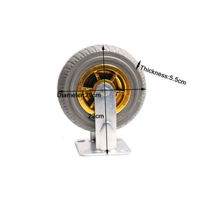 8" Heavy Duty Industrial Fixed Caster Wheel Wheels CastorTrolley holds 250KG