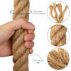 1m Sisal 40mm Rope Natural Twine Cord Thick Jute Hemp Manila  Crafting Home Decor