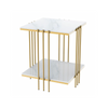 Interior Ave - Milano Gold Square Side Table