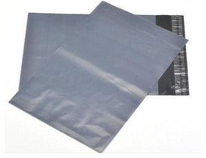 25 Pack - 600x450 mm LARGE GREY PLASTIC MAILING SATCHEL COURIER BAG SHIPPING POLY POSTAGE POST SELF SEAL