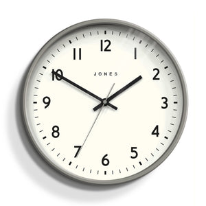 Newgate Jones Jam Clock Matte Elephant Grey