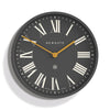 Newgate Mr Butler Wall Clock Moonstone Grey Reverse Dial