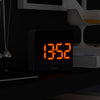 Newgate Space Hotel Orbatron Alarm Clock Black Case - Black Lens - Orange Led