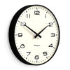 Newgate Radio City Wall Clock - Matte Black