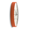 Newgate Radio City Wall Clock - Matte Pumpkin Orange