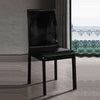 2X Espresso Dining Chair Black Colour