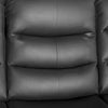 3+2+1 Seater Recliner Sofa In Faux Leather Lounge Couch in Black