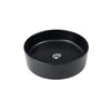 2023 Matte Black matte white matte Pink Green Gold Copper Round 360 mm Dia top counter basin porcelain sink