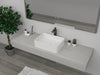 Rectangle Cast stone - Solid Surface Basin 500mm