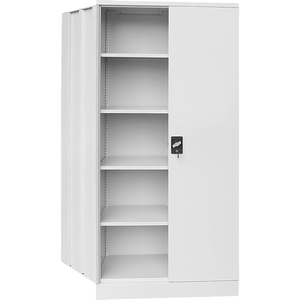 Two-Door Shelf Office Gym Filing Storage Locker Cabinet Safe