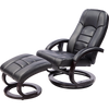 PU Leather Massage Chair Recliner Ottoman Lounge Remote