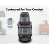 PU Leather Massage Chair Recliner Ottoman Lounge Remote