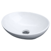 Above Counter Bathroom Vanity Oval Ceramic Basin