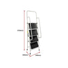 Foldable Non Slip 4 Step Steel Ladder