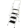 Foldable Non Slip 4 Step Steel Ladder