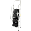 Foldable Non Slip 4 Step Steel Ladder