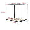 4 Four Poster Double Bed Frame