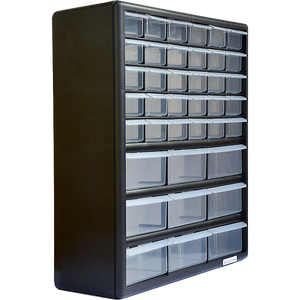 Storage Cabinet Drawers 39 Plastic Tool Box Containers Organiser Cupboard