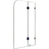 900 x 1450mm Frameless Bath Panel 10mm Glass Shower Screen By Della Francesca