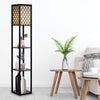 Shelf Floor Lamp - Shade Diffused Light Source with Open-Box Shelves