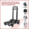 Portable Cart Folding Dolly Push Truck Hand Collapsible Trolley Luggage 70Kg