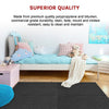 5m2 Box of Premium Carpet Tiles Commercial Domestic Office Heavy Use Flooring Black