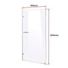 900 x 2000mm Frameless 10mm Safety Glass Shower Screen