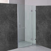 120 x 200cm Wall to Wall Frameless Shower Screen 10mm Glass By Della Francesca