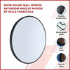 80cm Round Wall Mirror Bathroom Makeup Mirror by Della Francesca