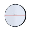 80cm Round Wall Mirror Bathroom Makeup Mirror by Della Francesca