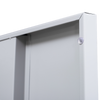 One-Door Office Gym Shed Clothing Locker Cabinet