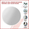 80cm LED Wall Mirror Bathroom Mirrors Light Decor Round