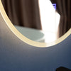 80cm LED Wall Mirror Bathroom Mirrors Light Decor Round