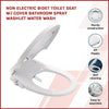 Non Electric Bidet Toilet Seat W/ Cover Bathroom Spray Washlet Water Wash